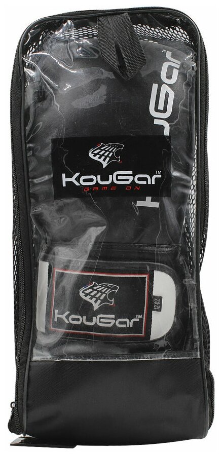 Перчатки боксерские Kougar Ko400-6, 6oz, черный