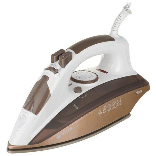 Утюг 2200ВТ керамич Покрытие С отпар ЗАЩ от накипи противокап сист самооч КОР VITEK 376000₽