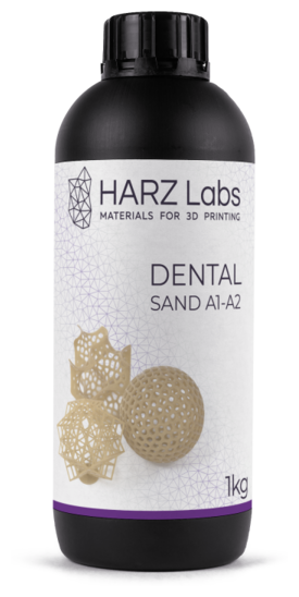 Фотополимер HARZ Labs Dental Sand A1-A2, 1 л