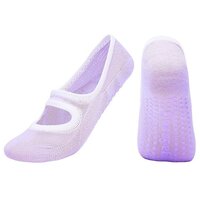 Носки Rekoy Носки для йоги Yoga Socks, размер 35-42, фиолетовый