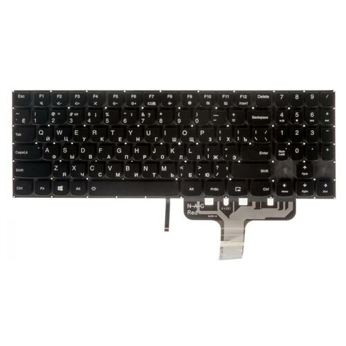 Клавиатура ZeepDeep для ноутбука Lenovo Legion Y520 y520-15ikb Y720 y720-15ikb R720 r720-15ikb 15ikb черная без рамки с подсветкой гор Enter 1944₽