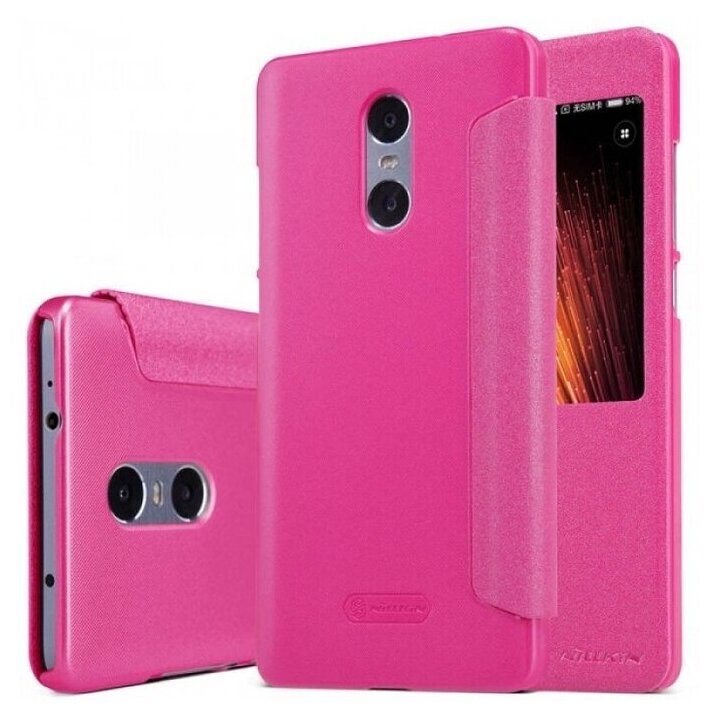 Чехол-книга Nillkin Sparkle Series для Xiaomi Redmi PRO розовый