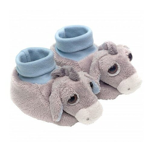 фото Мягкая игрушка suki li'l peepers pablo blue donkey booties (зуки тапочки голубые с осликом пабло из коллекции гляделки) suki / зуки