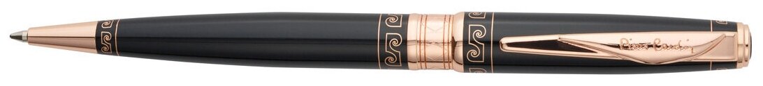 Ручка шариковая Pierre Cardin Secret Business, латунь, цвет черный с золотистым орнаментом (PCA1062BP)