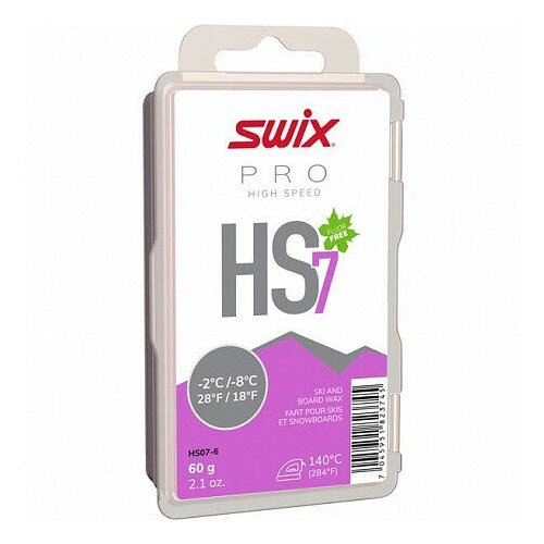 Парафин Swix HS7 violet, 60 г