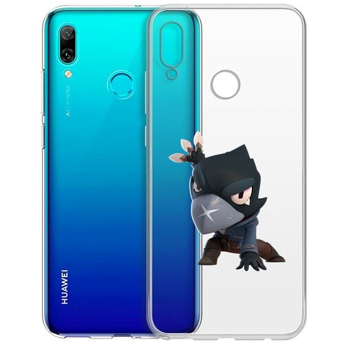 Чехол-накладка Clear Case Brawl Stars-Ворон для Huawei P Smart (2019)/Honor 10 Lite (2019) чехол накладка clear case brawl stars стритстайл макс для huawei y6p