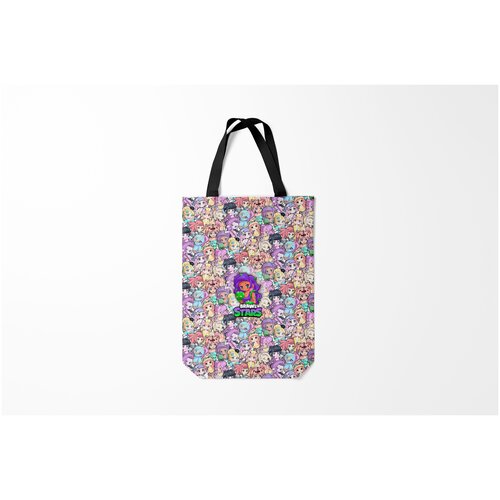 фото Сумка-шоппер / 31х42 см / геймерам / brawl stars brawlstars girls oko burnettie