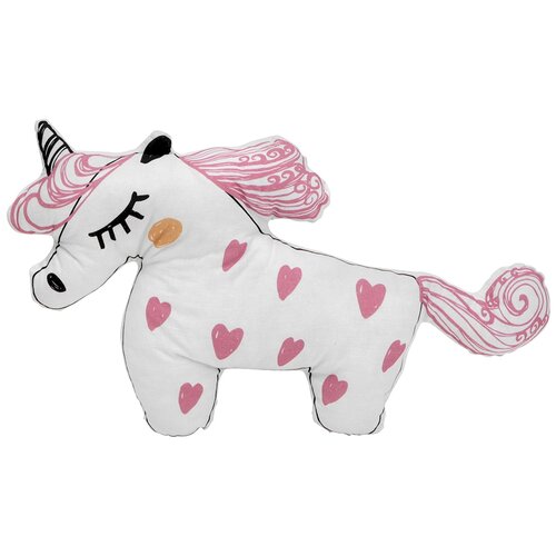 Игрушка-подушка Unicorn розовая