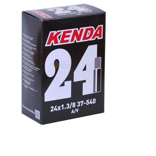 Камера KENDA 24 авто узкая 1 3/8 (32/37-540) для советских вело/инв. колясок камера 24 авто узкая 1 25 31 540 kenda