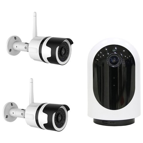 Готовый Wi-Fi комплект видеонаблюдения через интернет VKU Видео Старт 11300₽