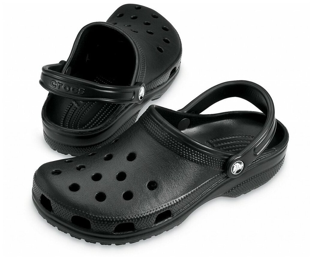 Сабо Crocs Classic, размер M7/W9 US, black — фото 1