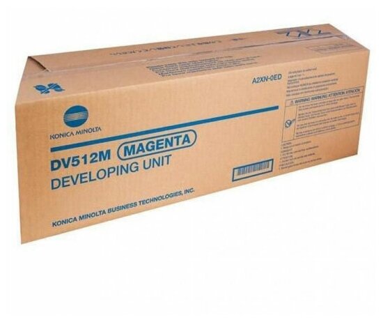 Блок девелопера Konica-Minolta DV-512M bizhub C224 C284 C364 С454 С554 красный 600К 12500₽