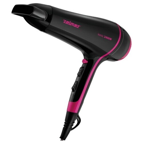 Zelmer фен ZHD8360 Black/Blue babyliss pro caruso фен 2400 вт ионизация 2 насадки