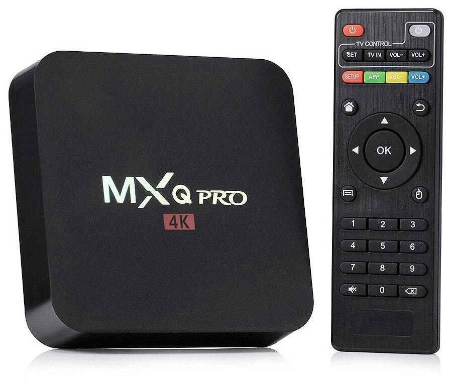 Смарт приставка MXQ Pro 4K 5G 8GB 128GB (Черная)