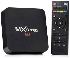 Смарт приставка для телевизора MXQ Pro 4K 5G 8GB 128GB (Черная)