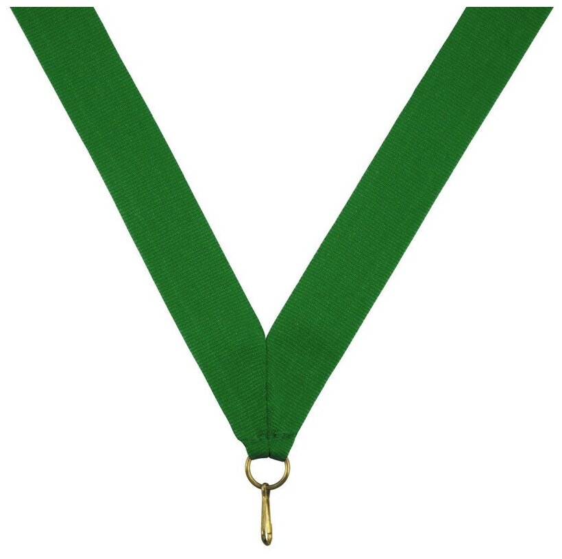 Лента для медалей 24 мм цвет зеленый LN3c