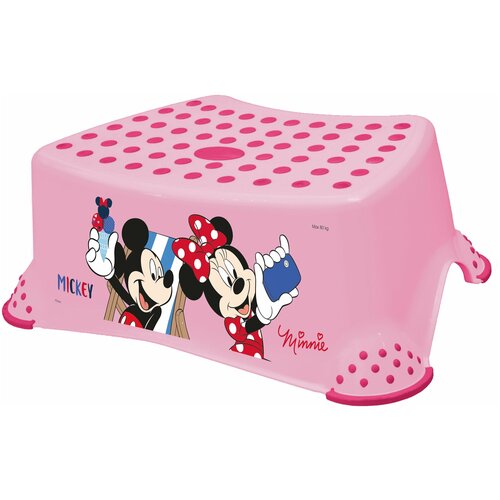 Детский стульчик-подставка KEEEPER Disney Tomek Minnie 40x28x14 см Розовый