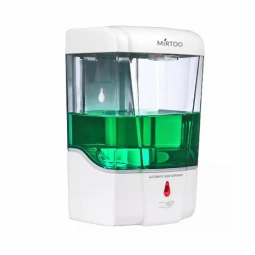 Дозатор / диспенсер для жидкого мыла и антисептика сенсорный капельный MIRTOO LT0891, 700 мл