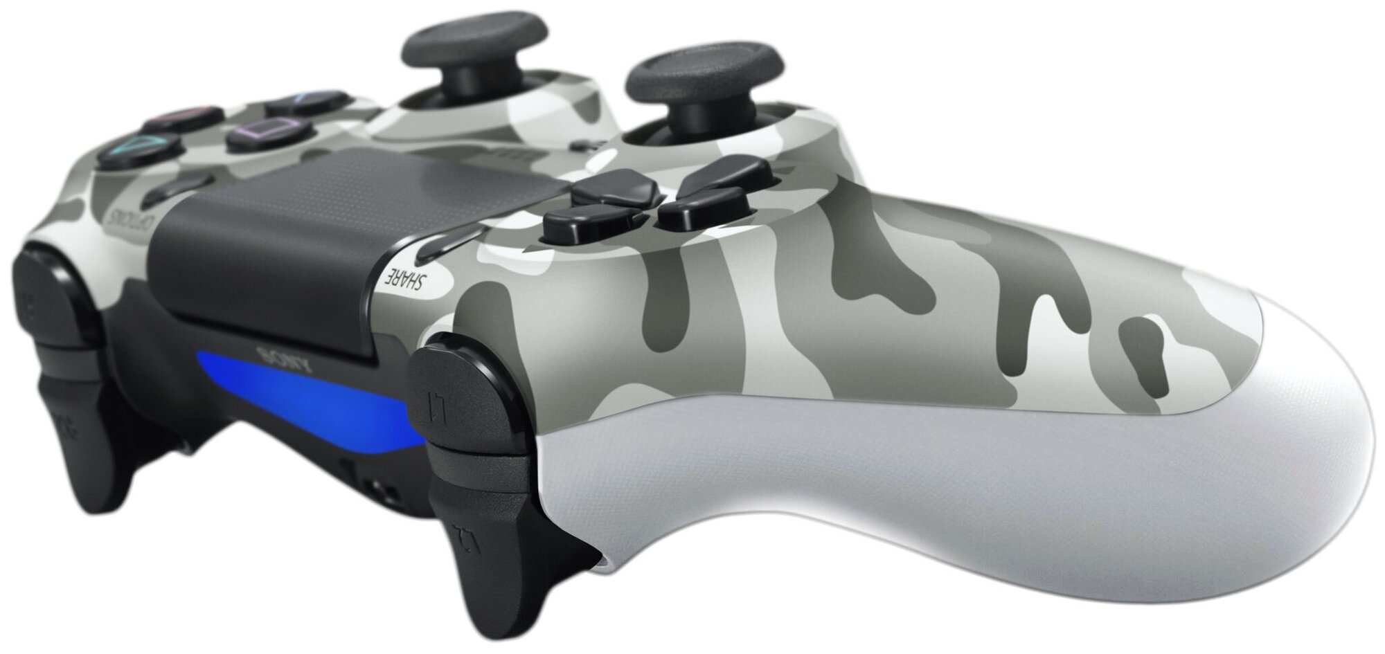 Беспроводной геймпад джойстик для PS4 Серый хаки совместим с PlayStation 4