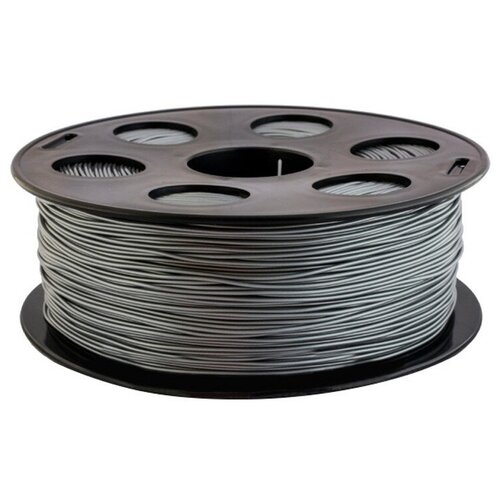 Катушка PLA пластик BestFilament, 1.75 мм, серебристый металлик 1 кг