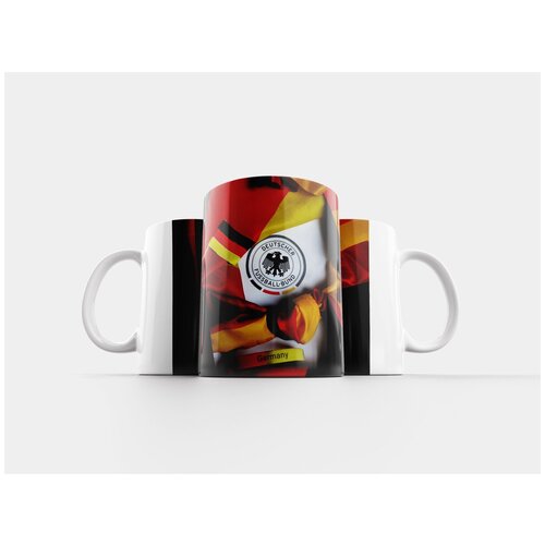 фото Кружка "чемпионат европы по футболу, флаг германии, фанатская статья" 320 мл lotsprints