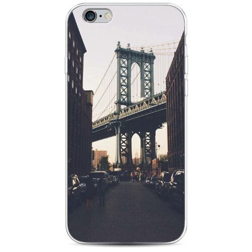 фото Силиконовый чехол "ny city" на apple iphone 6s / айфон 6s case place