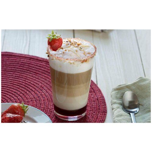 Кофе «Клубника со сливками» в зернах ароматизированный coffee strawberry cream aroma 500г