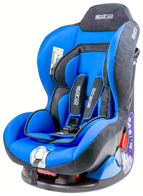 Детское кресло Sparco F5000K группы 0+/1 (0-18 кг/0-4 года) синий