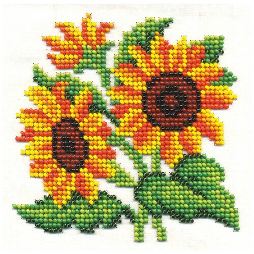 Klart набор для вышивания 8-117 Цветы солнца 13 х 13 см