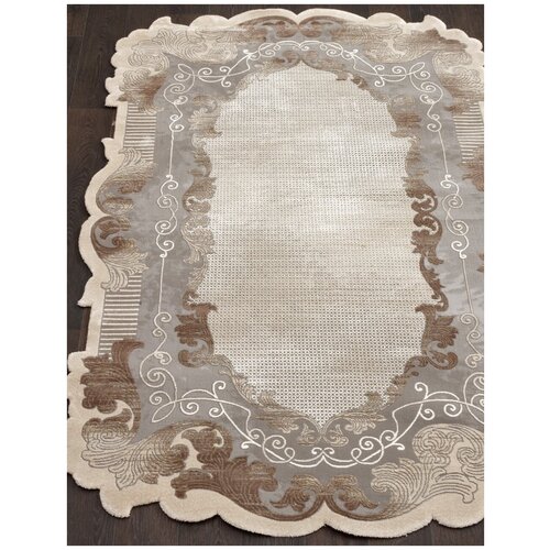 Ковер SAFIR - Прямоугольник Коричневый, Современный, Турция (156 см. на 229 см.)