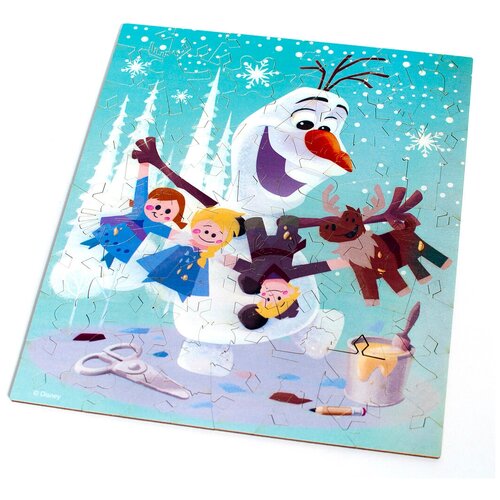 Пазл деревянный Disney 70 деталей 28х23 см / развивающая игрушка / головоломка / настольная игра / Ulanik