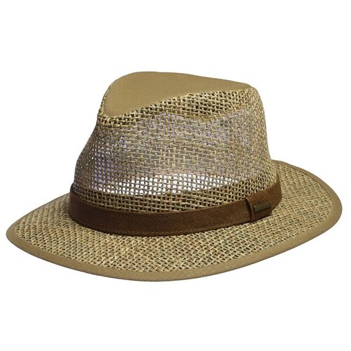 Шляпа федора STETSON 2478504 TRAVELLER SEAGRASS, размер 59