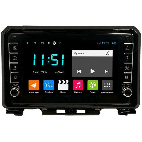 Штатная магнитола Zenith Suzuki Jimny 2018-2021, Android 10, 4/64GB