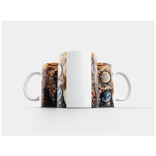 фото Кружка "полосатый котенок, рыжий кот, рыжий котенок" 320 мл lotsprints