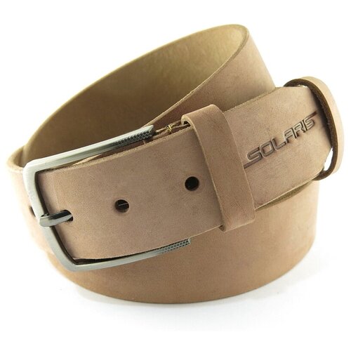 фото Solaris s8312-100 ремень брючный модель 40d, р. 100, бежевый