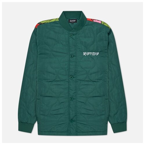 Мужская куртка бомбер Ripndip Nermurari Warrior Quilted зелёный, Размер M