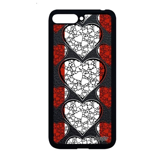 фото Ударопрочный чехол для // huawei y6 2018 // "флаг австрии с сердцем" страна государственный, utaupia, цветной