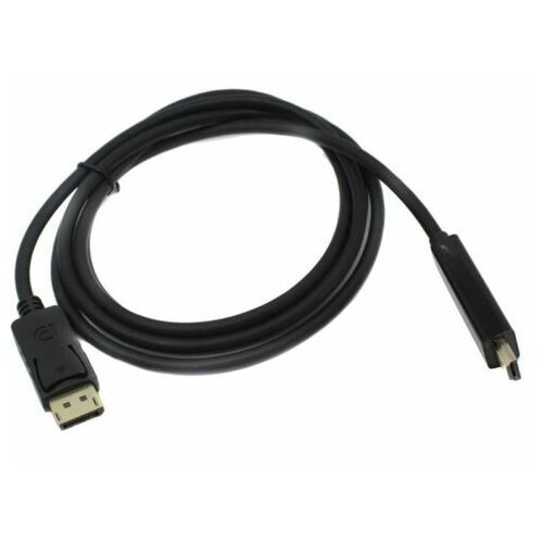 Кабель DisplayPort Exegate EX-CC-DP-HDMI-1.8 EX284915RUS 20M/19M, 1,8м, экран кабель displayport hdmi exegate ex cc dp hdmi 5 0 20m 19m 5м экран ex294711rus