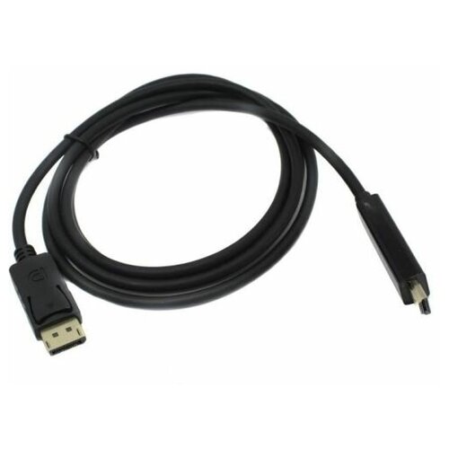 Кабель DisplayPort Exegate EX-CC-DP-HDMI-1.8 EX284915RUS 20M/19M, 1,8м, экран кабель displayport 20m hdmi 19m 4k 1 8м черный cablexpert cc dp hdmi 4k 6