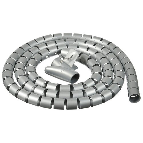 Кабельный органайзер Buro BHP CG252S Spiral Hose 25x2000mm Silver кабельный органайзер buro bhp cg252s spiral hose 25x2000mm silver