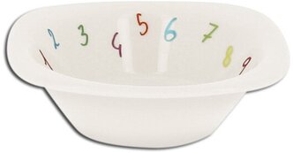 Салатник-тарелочка детский, серия "Skola", D=12 см, фарфор, RAK Porcelain, ОАЭ.