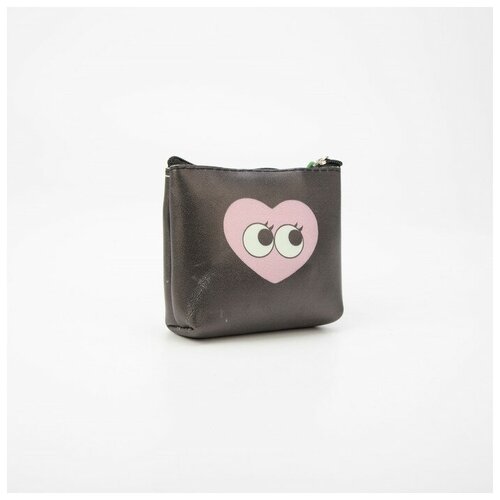 фото Кошелёк на молнии, цвет черный gorodok