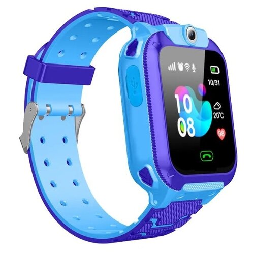 RunGO Детские cмарт-часы с функцией видеозвонков K1, синий/голубой