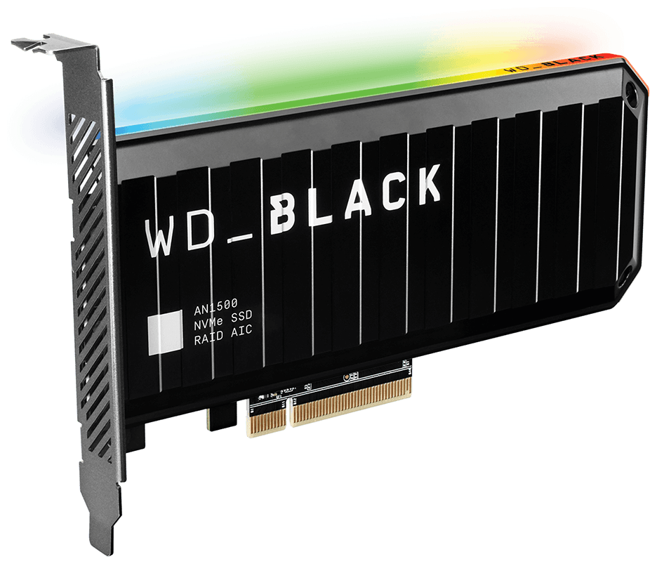 Твердотельный накопитель (SSD) Western Digital 4Tb WD BLACK AN1500 PCI-E AIC (add-in-card) PCI-E (WDS400T1X0L)