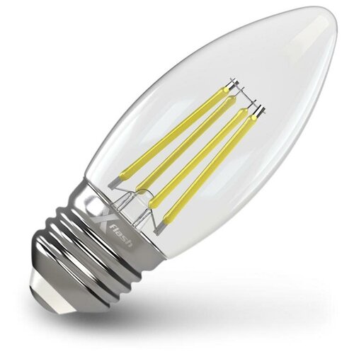 фото Лампа светодиодная x-flash xf-e27-fl-с35-4w-4000k-230v