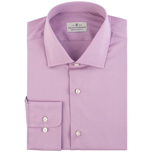 Мужская рубашка Colletto Bianco 000106-SSF, размер 43 176-182, цвет сиреневый