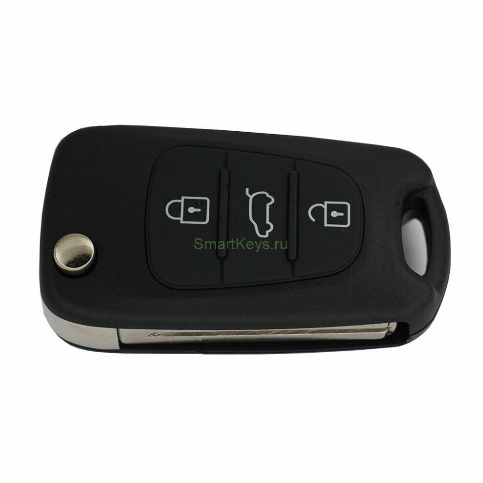Корпус выкидного ключа Hyundai с тремя кнопками лезвие KIA7