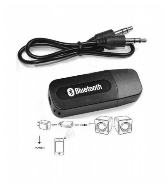 Bluetooth ресивер в AUX B02 (питание от USB отдает звук в AUX)