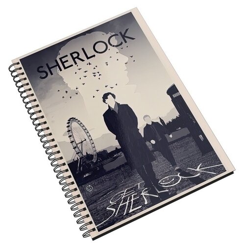 Купить Блокнот/Скетчбук/Альбом для рисования CувенирShop Шерлок/Sherlock A4 48 листов, СувенирShop