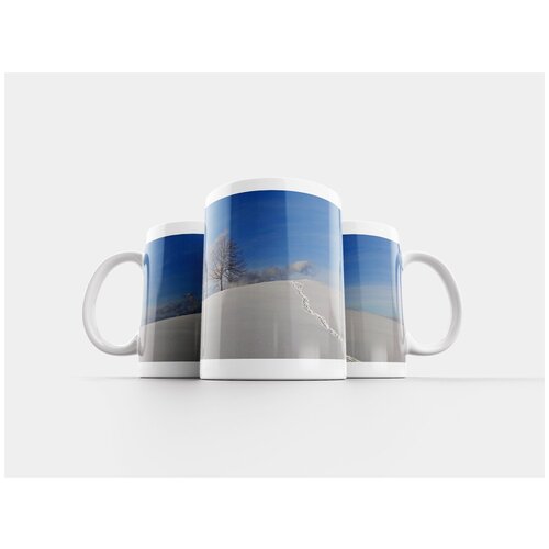 фото Кружка "зима, дерево, снег" 320 мл lotsprints